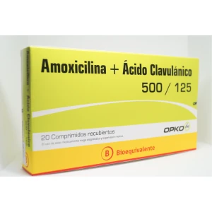 AMOXICILINA/AC.CLAV.500/125 MG 20 COMP.REC.(BE) (GEN)