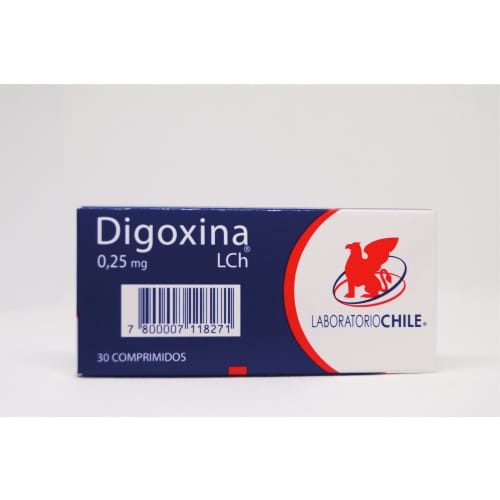 DIGOXINA 0.25 MG 30 COMP. (GEN) | Farmacia Vitalia