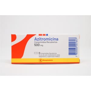 AZITROMICINA 500 MG 6 COMP..(BE) (GEN)