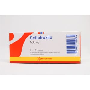 CEFADROXILO 500 MG 8 CAPS.(BE) (GEN)