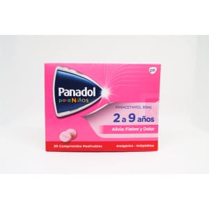 PANADOL INFANTIL 80 MG 20 COMP.MAST.