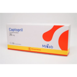 CAPTOPRIL 25 MG 30 COMP.
