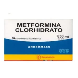 METFORMINA 850 MG 60  COMP.(B.E) (GEN)