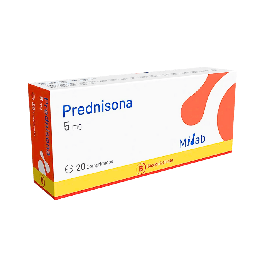 PREDNISONA 5 MG 20 COMP (BE) (GEN)