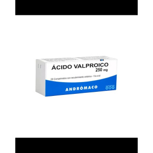 ACIDO VALPROICO 250 MG X 20 COMP. (GEN)