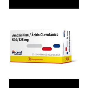 AMOXICILINA+AC.CLAV.500/125 MG 20 COMP.REC. (GEN)