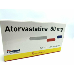 CNB ATORVASTATINA 80 MG X 30