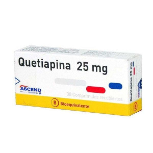 CNB QUETIAPINA 25 MG 30 COMP