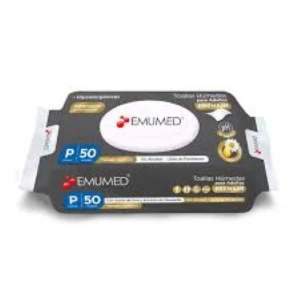 EMUMED TOALLA HUM.PREMIUM ADULTO 50 UN.