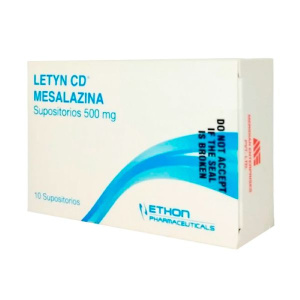 CNB LETYN CD 500 MG 10 SUP.