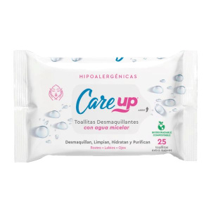 CARE UP TOALLITAS DESMAQUILLANTES 25 UN.