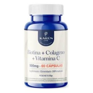 KARUN BIOTINA +COLAGENO+VIT.C X 60 CAPS.