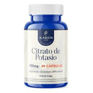 KARUN CITRATO POTASIO 750 MG 30 CAPS.