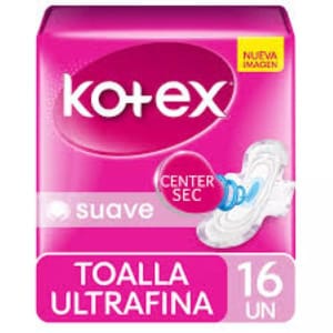 KOTEX U/FINA C/A SUAVE X16