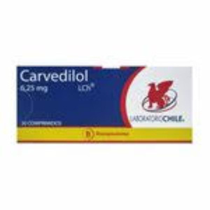CARVEDILOL 6.25 MG 30 COMP. (GEN)