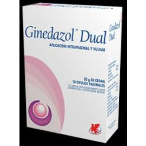 GINEDAZOL DUAL 10 OV+CREMA 20 G