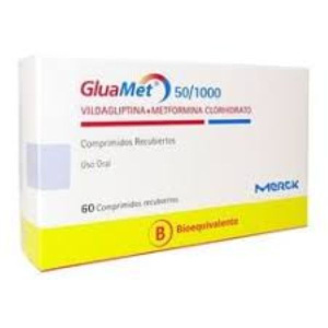 GLUAMET COM 50MG /1000 MG 60 COMP.