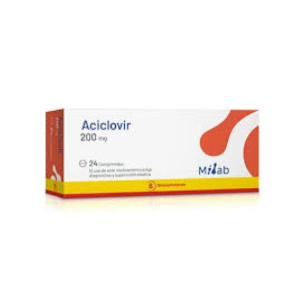 ACICLOVIR 200 MG 24 COMP. (GEN)