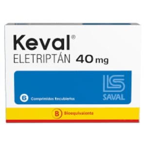 KEVAL 40 MG REC. 6 COMP. (BE)