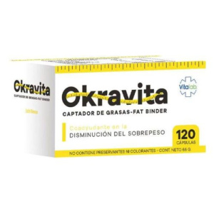 OKRAVITA FAT BINDER 120 CAPS.