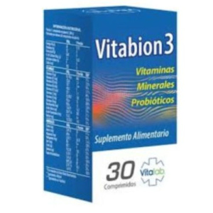 VITABION 3 MULTIVIT.+PROBIOTICOS 30 CAPS.