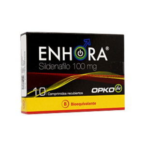 ENHORA (SINDELAFIL) 100MG X 10 COMP. REC. OPKO