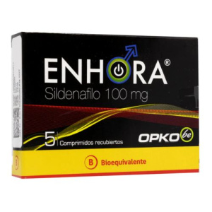 ENHORA (SINDELAFIL) 100 MG X 5 COM. REC. OPKO