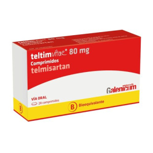 TELTIMVITAE ( TELMISARTAN) 80 MG 28 COM GALENICUM