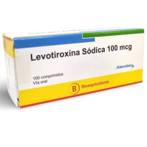 LEVOTIROXINA 100 MCG 100 COM ALEMBIC