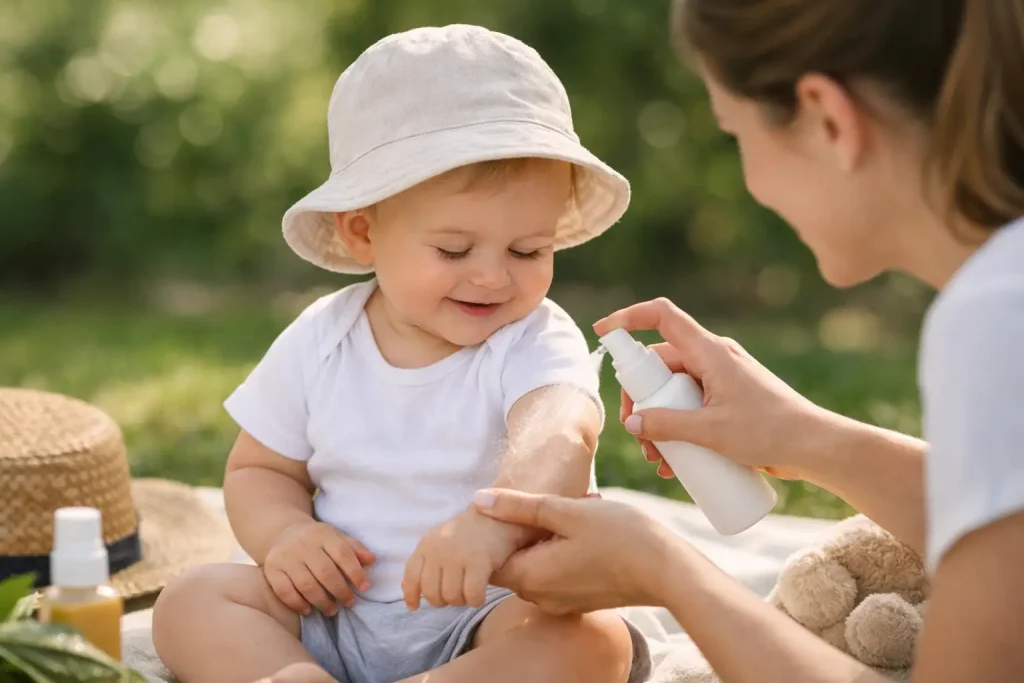 Repelente para bebés seguro: cómo elegirlo