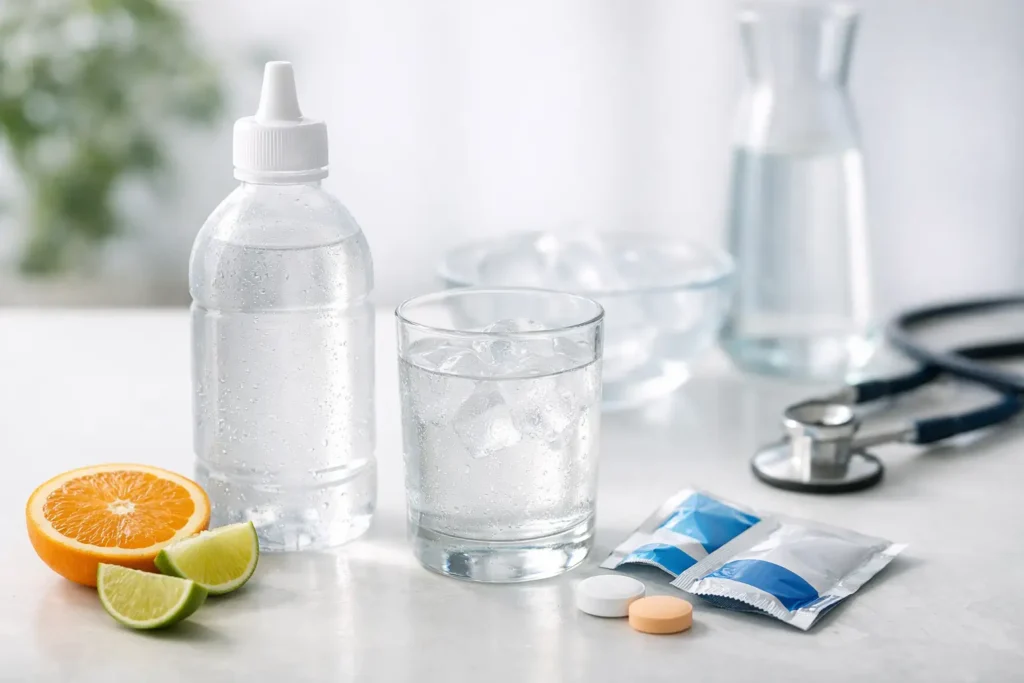 Suero oral hidratante para recuperar líquidos