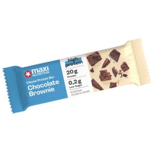 BARRA DE PROTEINA CLASICA CHOCOLATE BROWNIE MAXI NUTRITION
