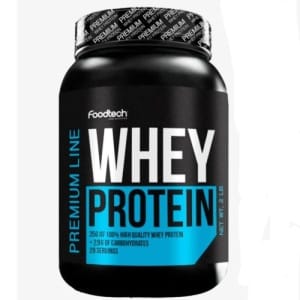 WHEY PROTEIN PREMIUM 2 LBS FOODTECH COOKIES Y CREAM