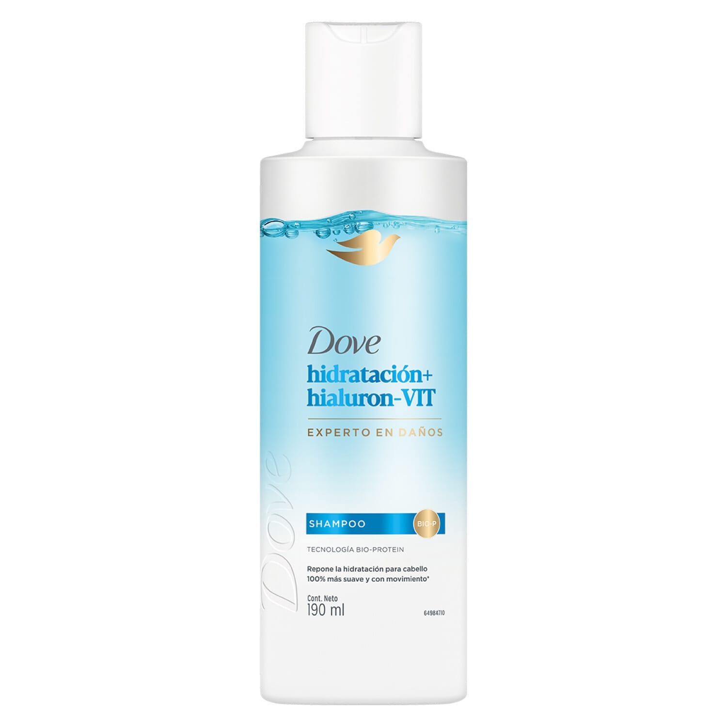 SHAMPOO DOVE HIALURON-VIT BIOPROTEIN 190 ML