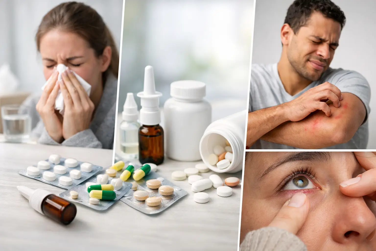 Medicamentos para alergia según tus síntomas