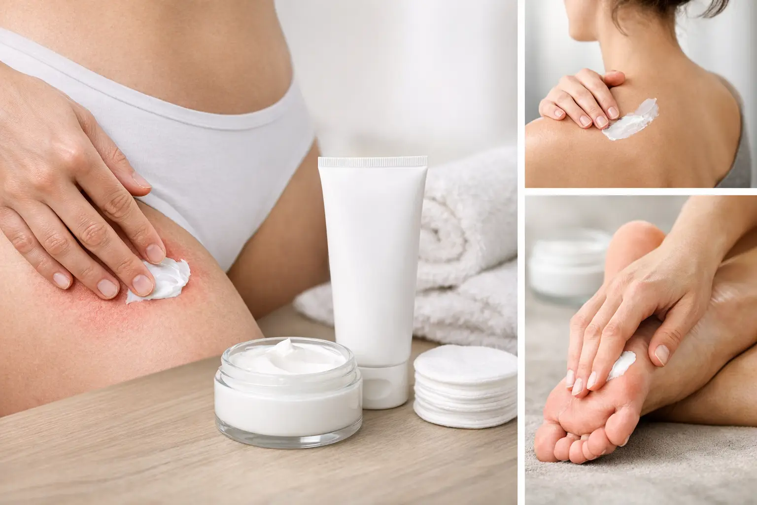 Qué crema usar para rozaduras según la zona